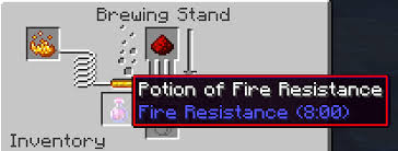 fire resistance potion in minecraft