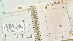 November Plan With Me Day Designer New Monthly Mini Kit The Stationery Muse