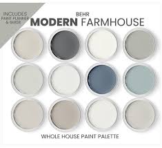 Behr Modern Farmhouse Color Palette