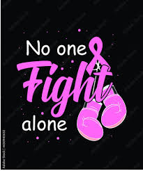fight alone t cancer awareness svg