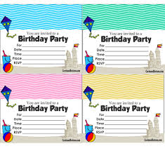 Free Printable Beach Birthday Party Invitations