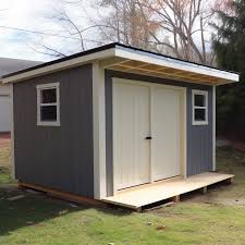 8x10 modern shed plan diy