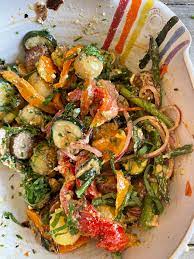 grilled vegetable summer salad