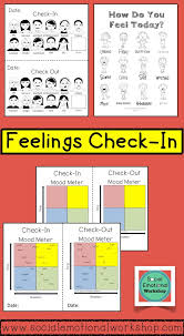 Feelings Check In Activities And Feelings Chart For Social