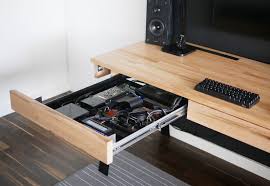 Well, you take all of your computer components and shove them into your desk, negating the need for a computer case. Desk Pc Cases Where To Buy Them And How To Build Them Voltcave