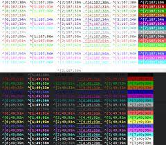 colours and formatting in gnome ubuntu