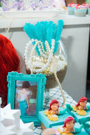 little mermaid themed birthday party