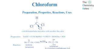 chloroform preparation properties
