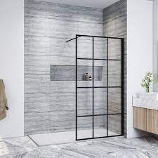 Safety Tempered Glass Bathroom Open