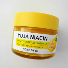 Also contains glutathione and niacinamide for brightening, aquaxyl and fructan for moisturizing, as well as ten kinds of vitamins for yesstyle is an authorized retailer of some by mi. Some By Mi Yuja Niacin Brightening Sleeping Mask Review Jolse Beauty Blog