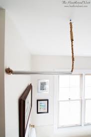 10 minute diy curtain rod the