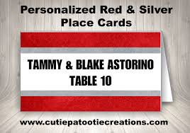 Personalized Place Cards For Mitzvahs And Weddings Cutie