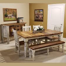 surfside 2 tone reclaimed wood dining