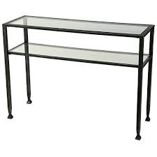 long entryway table with shelf clear