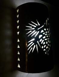 Pine Cone Outdoor Ceramic Wall Sconce