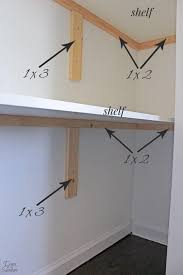 Cut the side shelves, wall cleats for the side shelves, closet rod and top shelf (image 2). How To Make Custom Closet Shelves Diy Closet Shelves