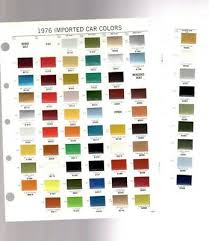 Fiat 132 Colour Chart Brochure 1977 4 99 Picclick Uk