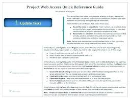Quick Reference Guide Template Unique User Manual Word Best