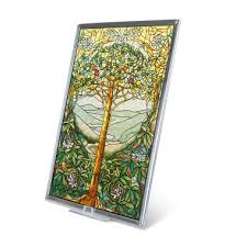 The Tiffany Tree Of Life Glass Panel