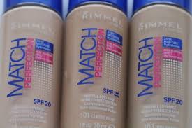 rimmel new match perfection foundation