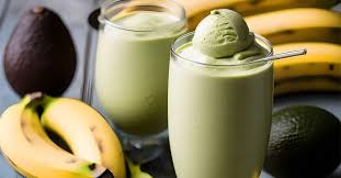 banana avocado ice cream smoothie