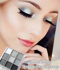 shimmer eye makeup palette gray