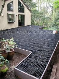 Elevated Stone Deck Using Paver Stones