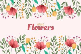 watercolor flowers background images