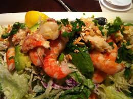 fresh shrimp and lobster salad superb