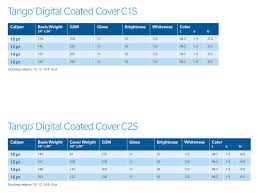 Tango Digital Coated Cover C1s C2s Paperboard