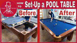 pool table embly instructions how