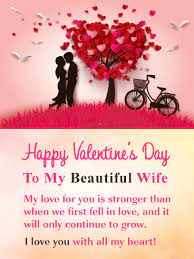 happy valentine s day wishes for wife