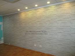 brick style wallpaper with laminated