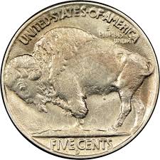 1937 D 3 Legs 5c Ms Buffalo Five Cents Ngc