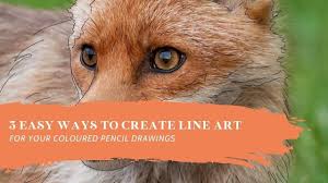 line art for your coloured pencil drawings