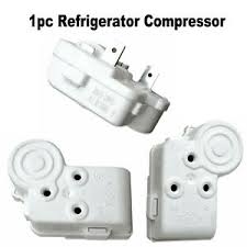 On modern refrigerators the overload relay is usually a combined part and plugs directly onto the side of the compressor. Refrigerator Freezer Parts Refrigerator Compressor Overload Protector Ptc Starter Relay Zhb35 120p15 Beu Home Garden Gefradis Fr