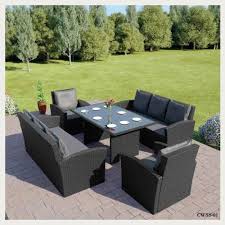 Outdoor L Shape Wicker Furniture For Hotel