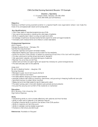 Resume cover letter for certified nursing assistant CV Resume Ideas