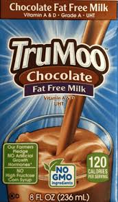 trumoo milk fat free chocolate milk