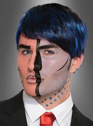 pop art face tattoo able at