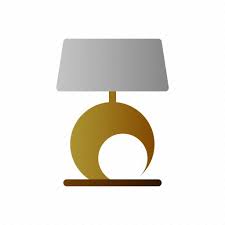 Furniture Interior Lamp Table Icon