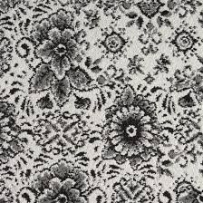 black and gray fl pattern carpet tile