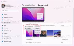 set wallpaper per monitor in windows 11