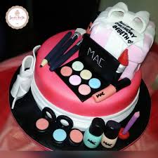 Mac makeup theme cake myflowertree. Make Up Cake Sweetsforus Themed Cakes Cake Make Up Cake