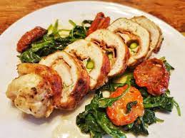Rolled Stuffed Chicken Breasts Foodtalk gambar png