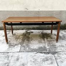 Mid Century Italian Table With Solid
