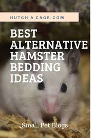 hamster bedding alternative materials