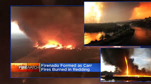 Fire Tornados Sighted In California England Australia