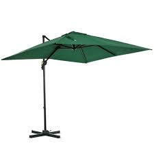 Green Offset Patio Umbrella