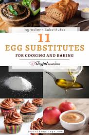 best egg subsutes for cooking and